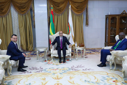 Посланик Веселин Дянков връчи акредитивните си писма на президента на Ислямска Република Мавритания Мохамед Улд Шейх Ел Газуани